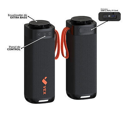 Parlante Vex ELITE J1 60W IPX6 16 horas