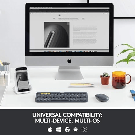 Teclado Logitech  Multi-dispositivos K380