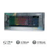 Teclado micronics gamer machine neon mic k709rgb