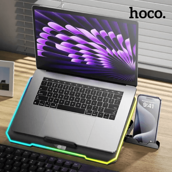 Cooler para laptop HOCO premium RGB DH19
