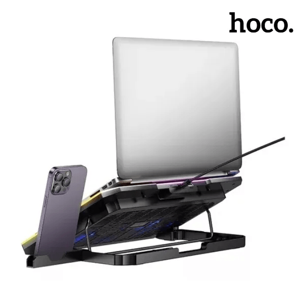 Cooler para laptop HOCO premium RGB DH19