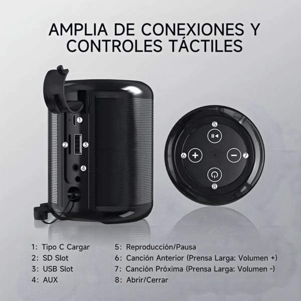 Parlante 1HORA BOC062 5W 300gr