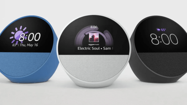 Parlante Alexa  echospot inalámbrico