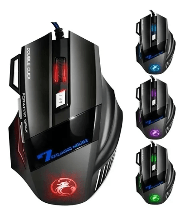 Mouse X7 yelandar alambrico rgb gaming