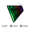 Teclado micronics gamer machine neon mic k709rgb
