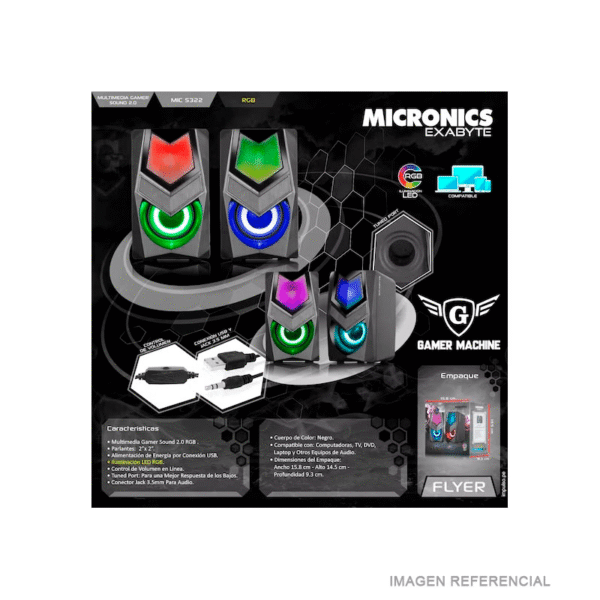 Parlante Micronics Exabyte 2.0  MIC-S322