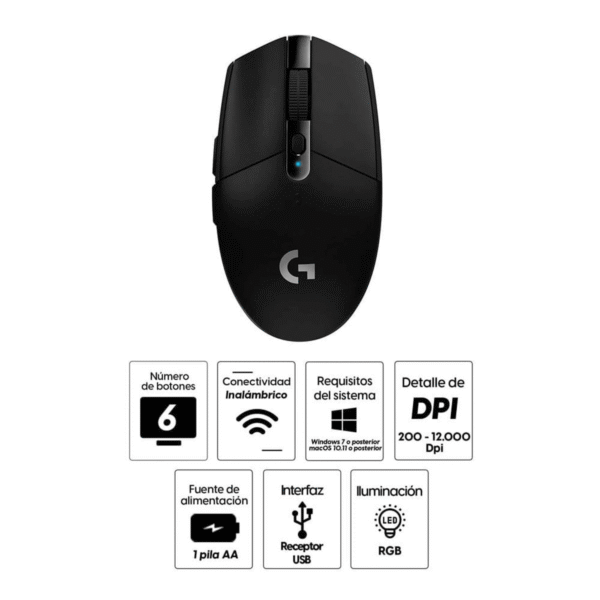 Mouse Logitech G305 Inalámbrico