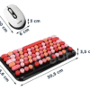 Teclado Seisa + mouse DN-C500 Bluetooth
