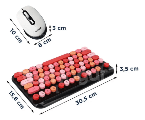 Teclado Seisa + mouse DN-C500 Bluetooth