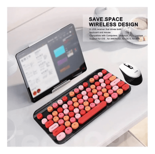 Teclado Seisa + mouse DN-C500 Bluetooth