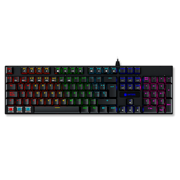 KIT Teclado Antryx mecanico gc-3100 + mouse  black