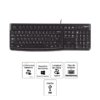 Teclado Logitech alámmbrico MK120  CORDED + Mouse