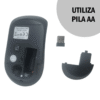 Mouse Romax inalámbrico 2.4ghz TPM0041