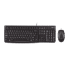 Teclado Logitech alámmbrico MK120  CORDED + Mouse