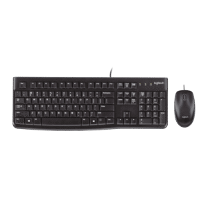 Teclado Logitech alámmbrico MK120  CORDED + Mouse