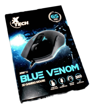 Mouse Xtech blue venom 3D gaming mouse