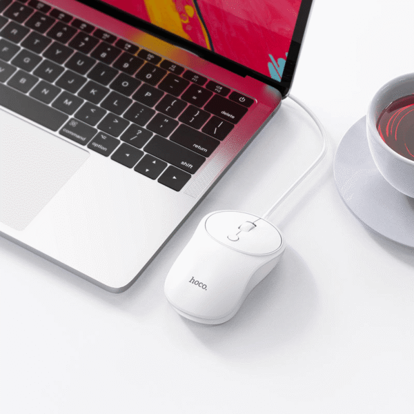 Mouse Hoco  GM13 comfortable musiness wired mouse