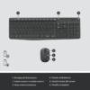 Teclado Logitech inalámmbrico MK235 + Mouse
