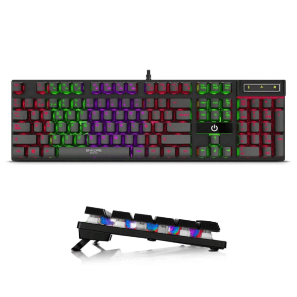 Teclado enkore rwb gaming bravio+ enk 606+
