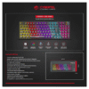 Teclado cybertel cybermax gaming striker cbx k1005