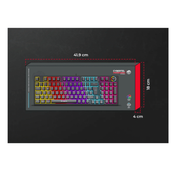 Teclado cybertel cybermax gaming striker cbx k1005