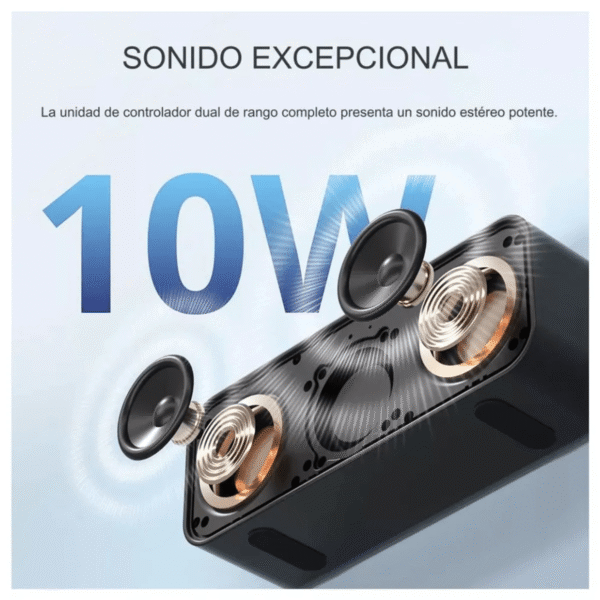 Parlante Tronsmart T2 Mini Bluetooth Portátil Hasta 18 Hras–Negro