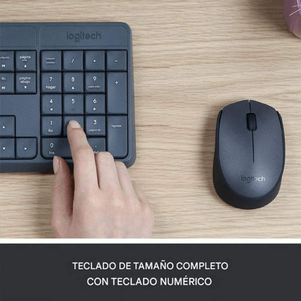 Teclado Logitech inalámmbrico MK235 + Mouse
