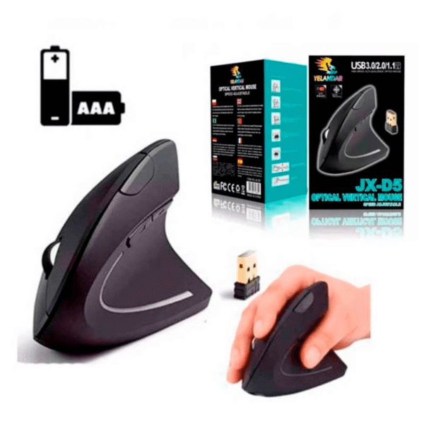 Mouse optico vertical Yelandar jx-d5