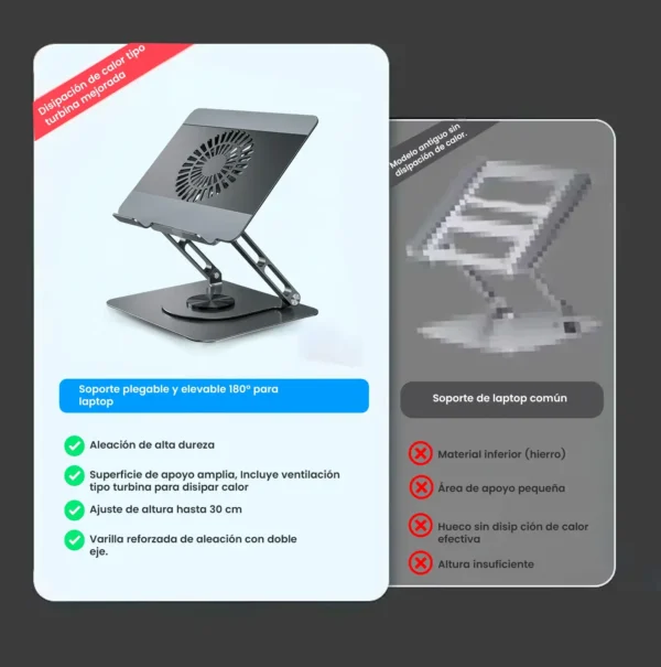 SOPORTE COOLER PARA LAPTOP XO C182