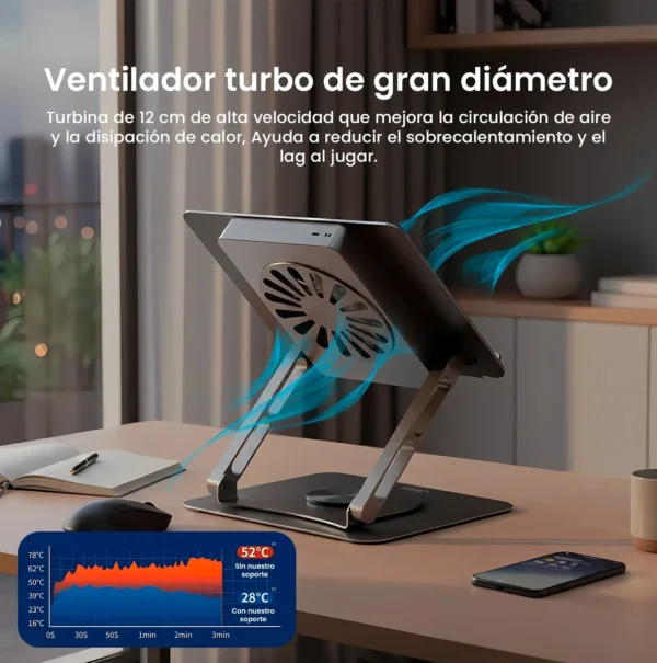 SOPORTE COOLER PARA LAPTOP XO C182