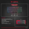 TECLADO CYBERTEL CYBERMAX GAMING ELEKTRON CYB K508