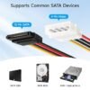 Cable Sata Power Molex Ide Discos Rigidos Hdd Ssd 4 Pin Noga
