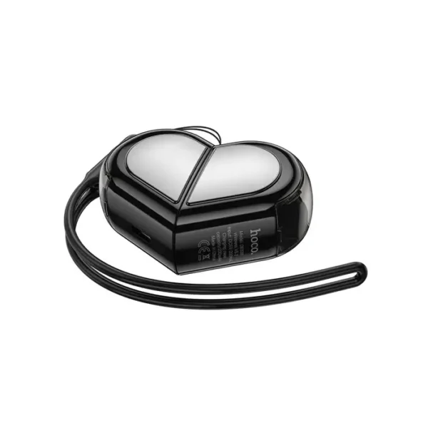 Audífonos Inalambricos Hoco DES39 Bluetooth Corazon Negro