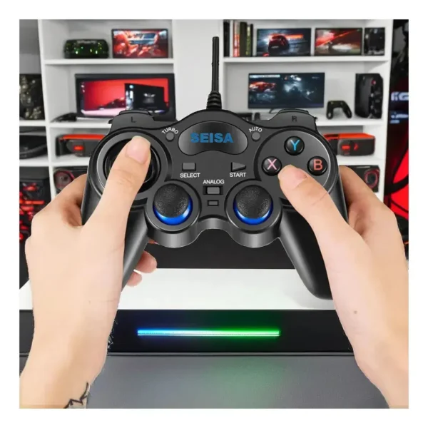 MANDO JOYSTICK SEISA PC PS II PS III PC360 ANDROID SJA703W