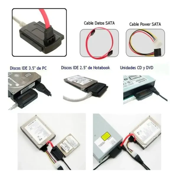 SATA&IDE ADAPTADOR USB A IDE Y SATA ETZJXU3 ETZXSI