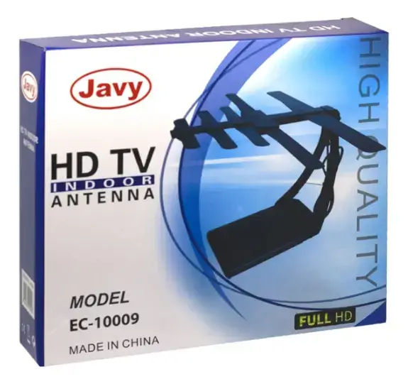 Antena para TV HD UHF con Cable 3Mts EC-10009