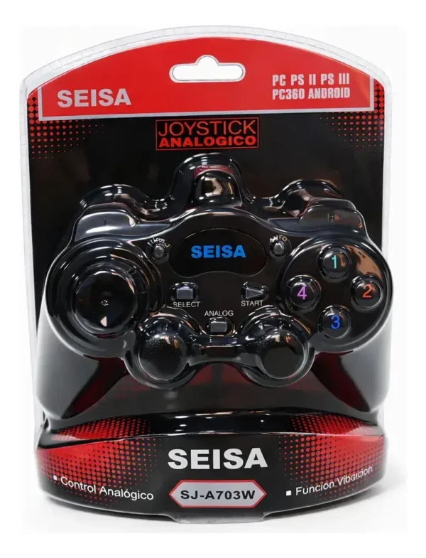MANDO JOYSTICK SEISA PC PS II PS III PC360 ANDROID SJA703W