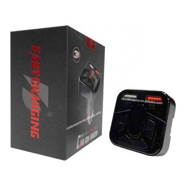 CARGADOR CIGARRERA DE CELULAR PARA AUTO MODULADOR BLUETOOTH RECEIVER KTS-C933