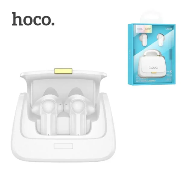 HOCO - Audífonos Inalámbricos Bluetooth DES35 - Color Blanco Blanco