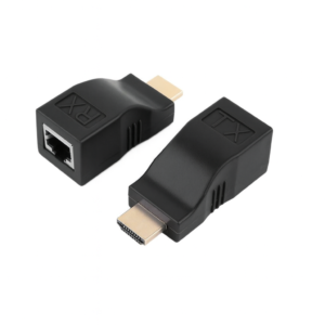 1NEGROPORTADA.png ADAPTADOR HDMI EXTENSION CAT 5e/6 RJ45