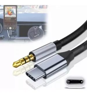 CABLE AUXILIAR MINIJACK - TIPO C QURO AUX0013