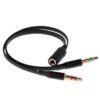25a188a5f89f152f7bc00c7a4a3cf939.jpg ADAPTADOR HEADPHONES SPLITTER HEMBRA - 2MACHO MINIJACK 3.5MM