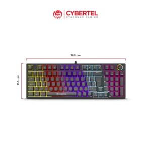 TECLADO CYBERTEL CYBERMAX GAMING STRIKER CBXGT1802