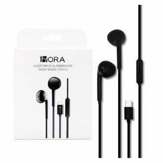 AUDIFONOS ALAMBRICOS 1HORA DEEP BASS TIPO C AUT124