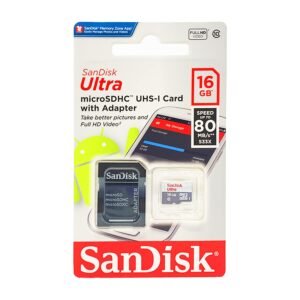 SANDISK ULTRA MICROSDHC UHS-I CARD 16GB