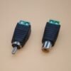 Conector Rca Con Terminal De Tornillo Macho Hembra