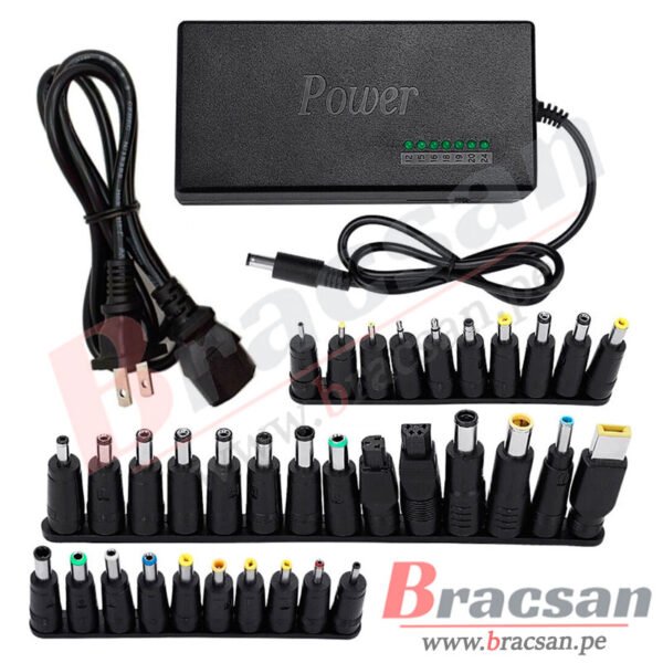 ADAP-96W-34P.jpg CARGADOR PARA LAPTOP UNIVERSAL CON ADAPTADORES 12 - 24V 96W HHW 96W