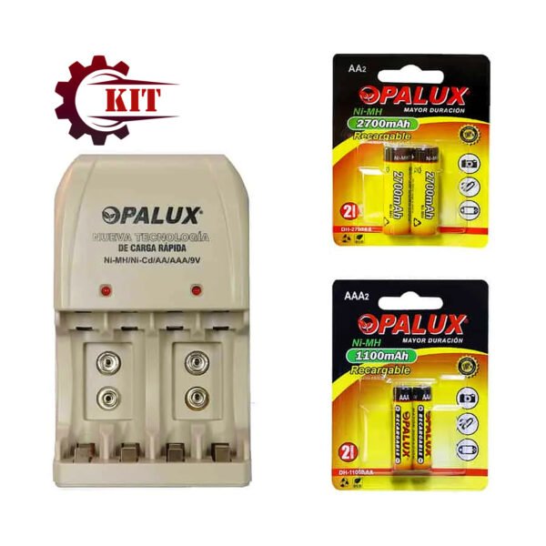CARGADOR DE BATERIA OPALUX BPI 0604