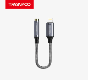 CABLE-TIPO-LIGHTNING-A-3.5MM-JACK-12CM-GRIS-TRANYOO.png CABLE MINIJACK - LIGHTNING TRANYOO