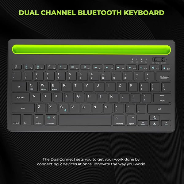 TECLADO DUAL CHANNEL BLUETOOTH WIRELESS KEYBOARD RK908